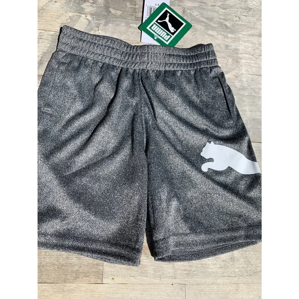 Puma Toddler Gray Logo Shorts Size 2T
